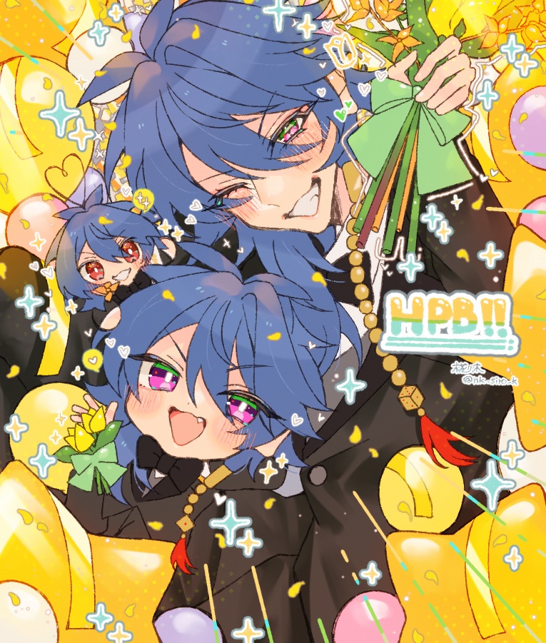 nk_siro_k's tweet photo. HPB帝統ちゃん！！🎲🎂💚💛

#有栖川帝統生誕祭2026 https://t.co/np4fCMWTYW