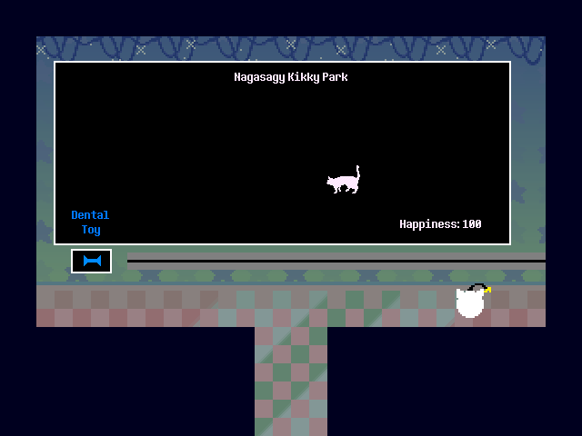 LatexSlaya's tweet photo. I'm assuming kikky is the cat in the mike room (not pluey, the minigame behind it) https://t.co/PywnuNKolE