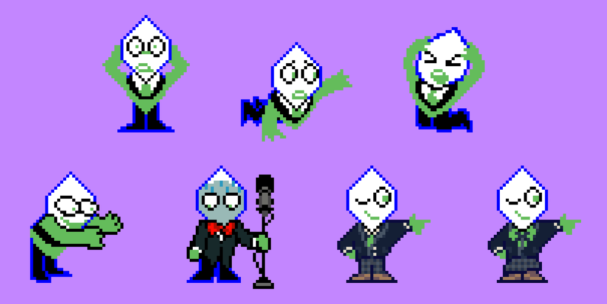 teneberry's tweet photo. various chapter 5 battats 💚 #miketwt https://t.co/o9VmRVV5WF