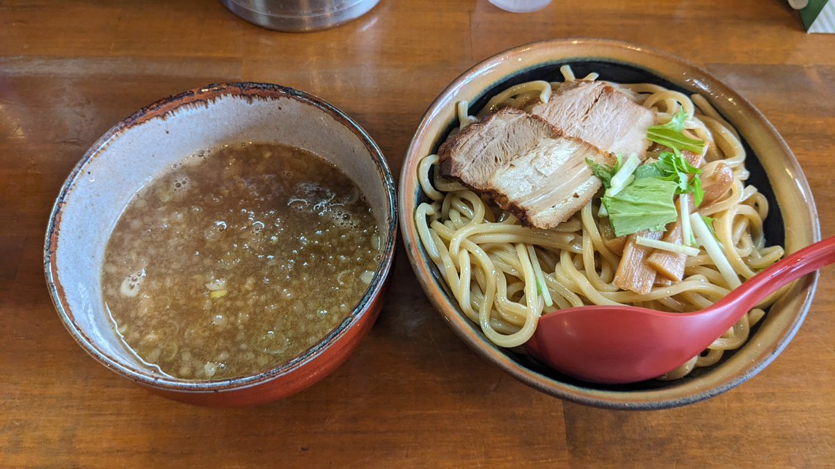 Rear_Wing's tweet photo. 春日部のつけ麺巡り。2日目は3年ぶりに蝉時雨でつけ麺を頂いちゃう🍜 https://t.co/leBsShKsCH