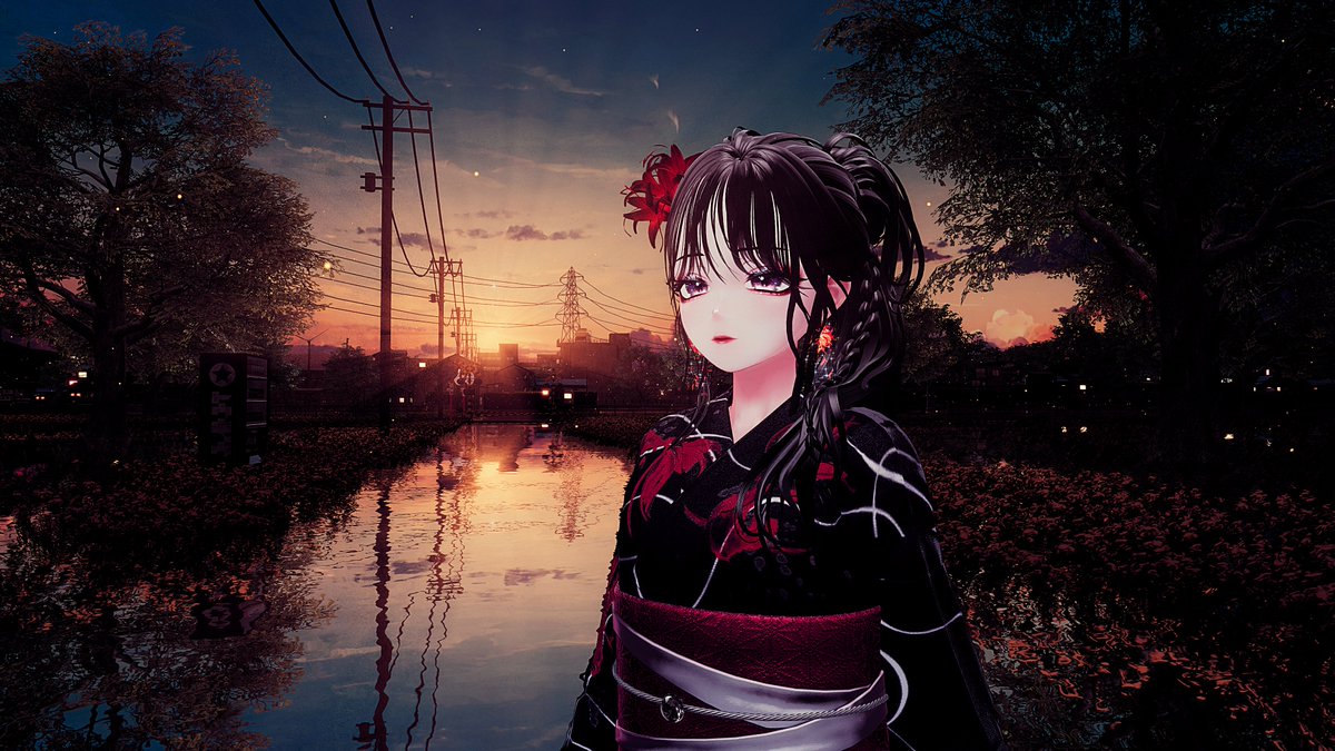 minkuVRC's tweet photo. 最近撮った中で一番好きな雰囲気撮れたかも(*´艸`*)
この感じ大好き❤
あぁ…良い…めっちゃ好きぃー(〃∇〃)💕
#Kimonowa
#osori_vrc
#ZEROKEN
#夢幻ノイズ
#海咲3D https://t.co/RHpImzwxdk