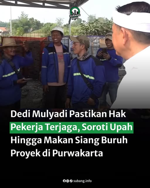 MarahIchsan's tweet photo. Saat berkeliling di area pembangunan pabrik, Kang Dedi menyempatkan diri berbincang dengan sejumlah pekerja proyek konstruksi. Percakapan berlangsung santai, namun berisi banyak pertanyaan mengenai sistem kerja, pembagian upah, hingga kesejahteraan para pekerja yang datang dari https://t.co/bdPacTxiYs