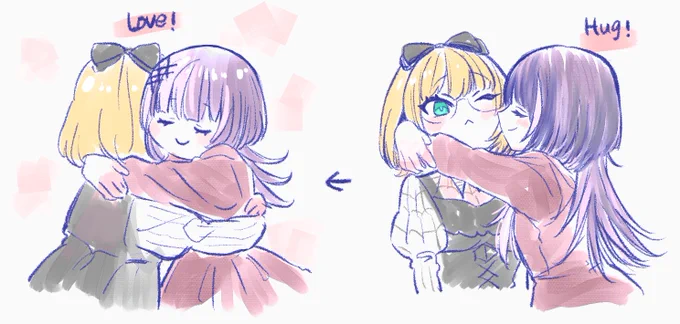 シオリ…はーちゃま、きっと喜んでくれるよ
2人のかわいくてちょっと狂気をはらんだ破天荒さや優しい所、好きだよ 