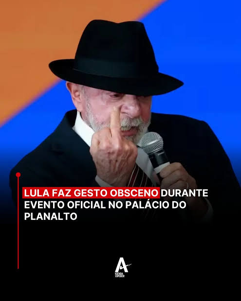 cearazin257's tweet photo. @mfriasoficial URGENTE: Cenas inacreditáveis no Planalto! Lula faz sinal obsceno, "Eu amo os pobres"
https://t.co/8imJ96GTCh https://t.co/UQPvFRhnrN