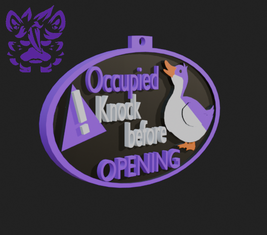 SebbyDuck's tweet photo. Here is a little sign i made for myself for a 3D print !
#blender3d #blender #3D #3DCG https://t.co/MJNyjbyesk