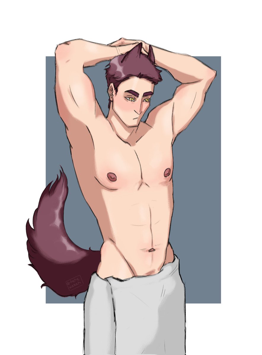 hehewarzh's tweet photo. Should I take off the towel? 🤔 Maybe when they bring him back i guess 

(i like how big he is omg...)
#Valko #JusticeForValko #恋与深空 #敖尹 #BringValkoBack #SaveValko #BringBackValko #LADSValkoReturn #GIVEUSVALKO #NoToValkoCancellation #KeepValkoAlive https://t.co/CSWssVsnQH