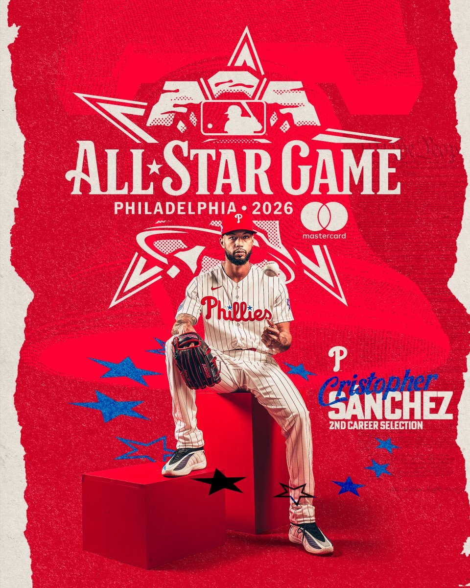 Phillies's tweet photo. No doubt about it...

Cristopher Sánchez is an All-Star! ⭐ https://t.co/piw3Wuja9S