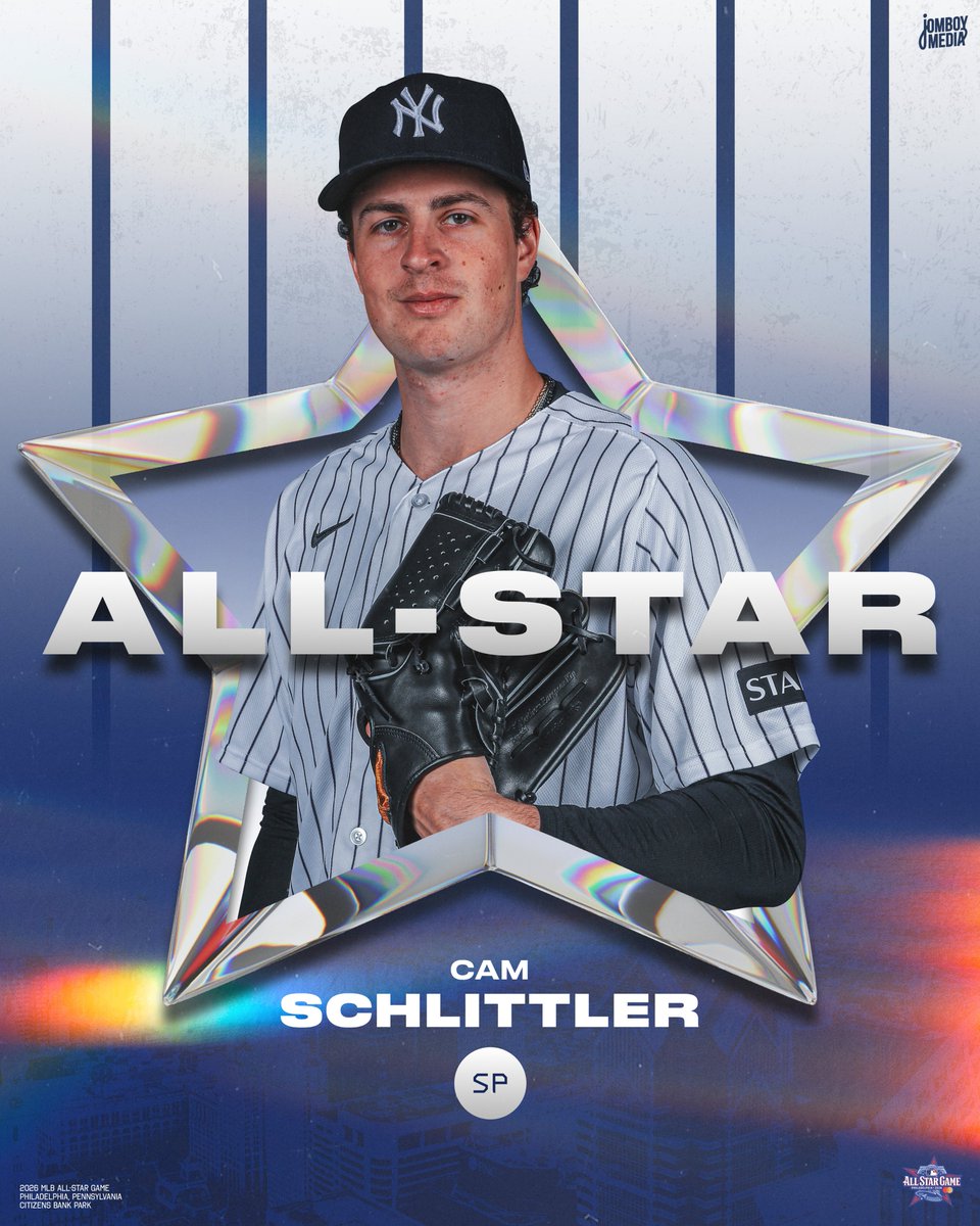 TalkinYanks's tweet photo. Cam Schlittler is a first-time All-Star! https://t.co/wrRKyk5aoV