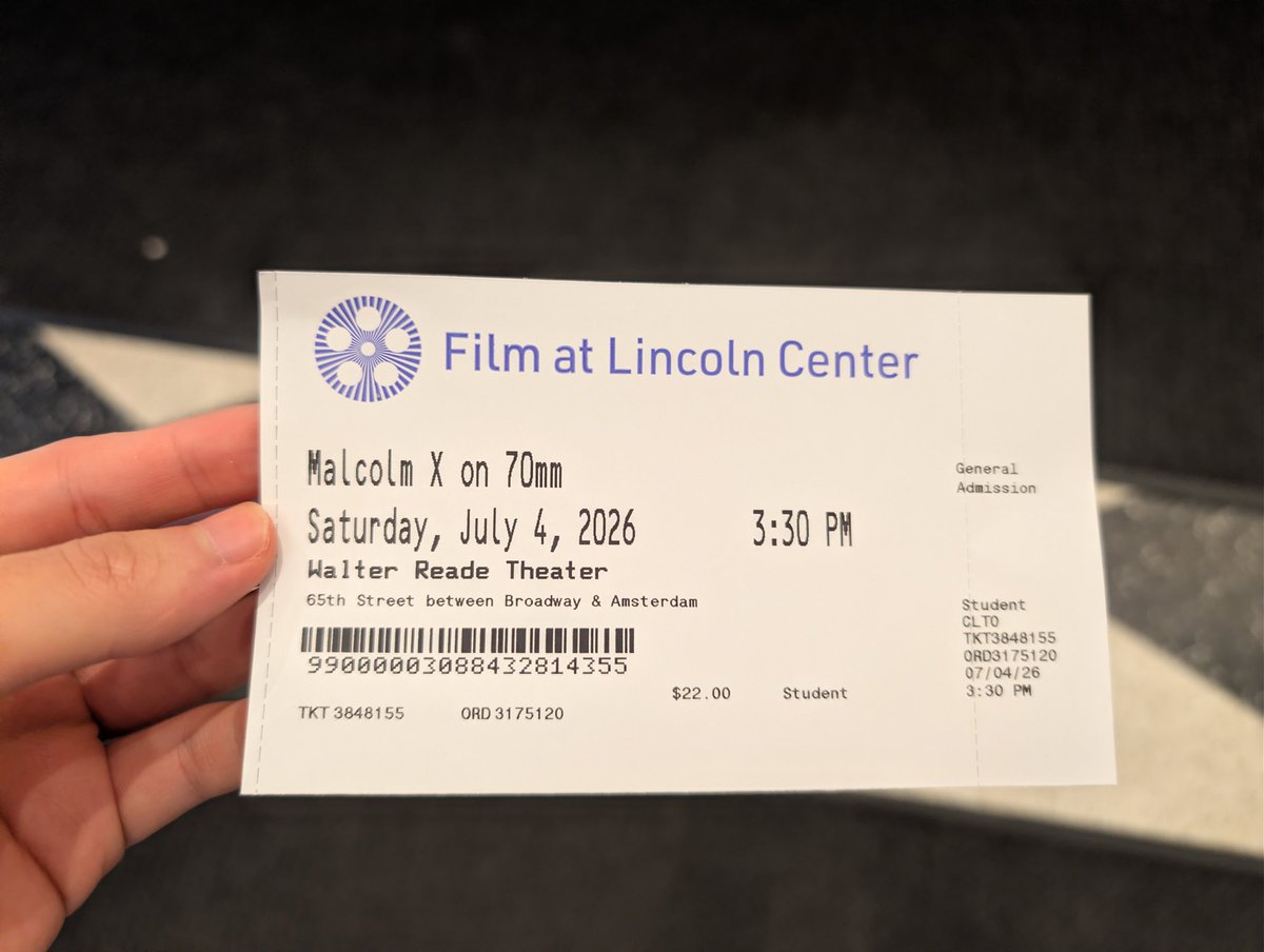 vince___2k's tweet photo. seeing Malcolm X on the big screen overpowers and overwhelms your sensorimotors, and that’s an understatement. https://t.co/9rQXd1mdac