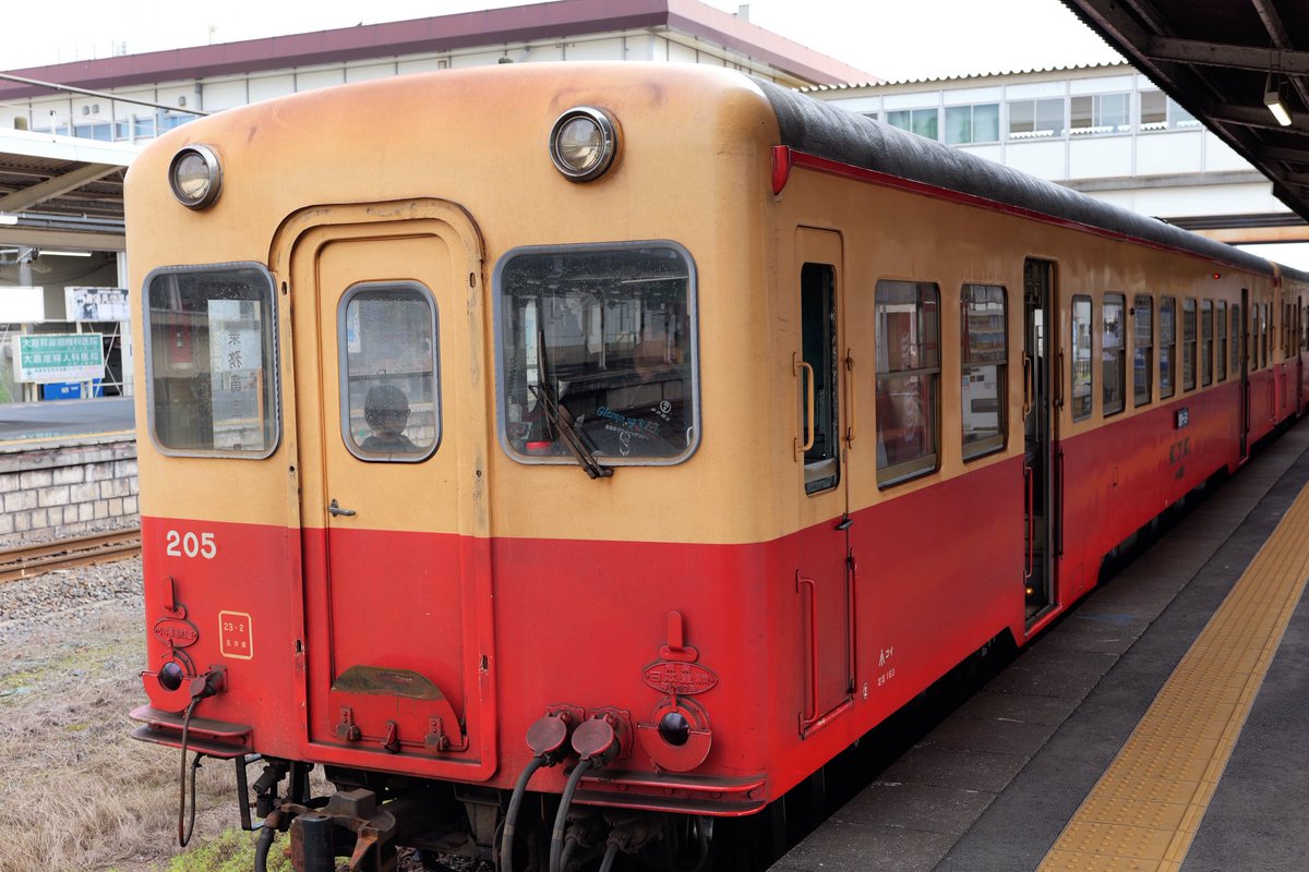duck_0719's tweet photo. 小湊鐵道に乗ってみます！キハということで気動車です！昭和57年製なので44年前のもの。
#小湊鐵道 https://t.co/iPv7EgGxar