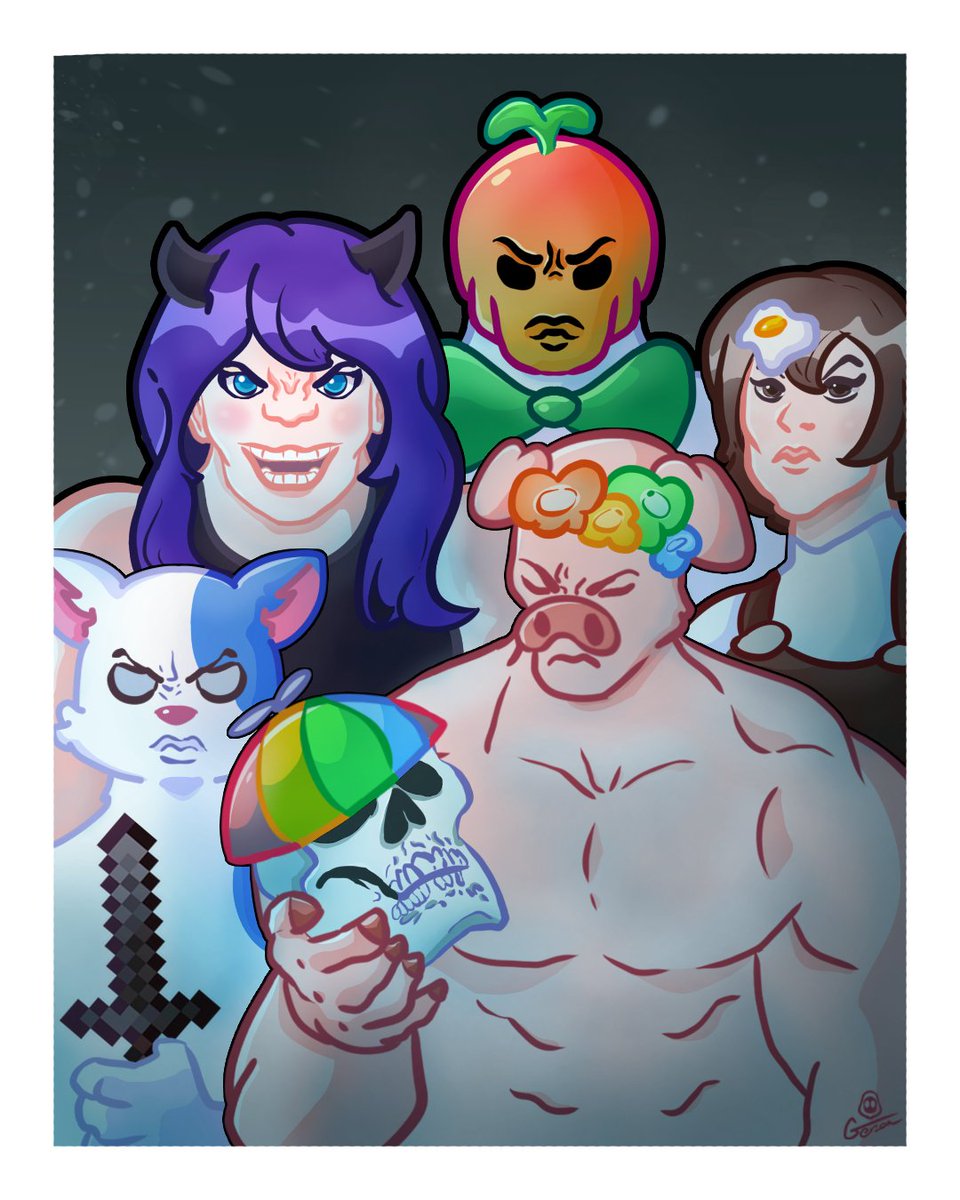 Foxbort_9's tweet photo. Fanart del team muert... digo, minitas 💀
@vickypalami @Nuvia_OuO @GirlOfNox @AnsiChan @Pujidos90_ https://t.co/JPJT7uKqJK