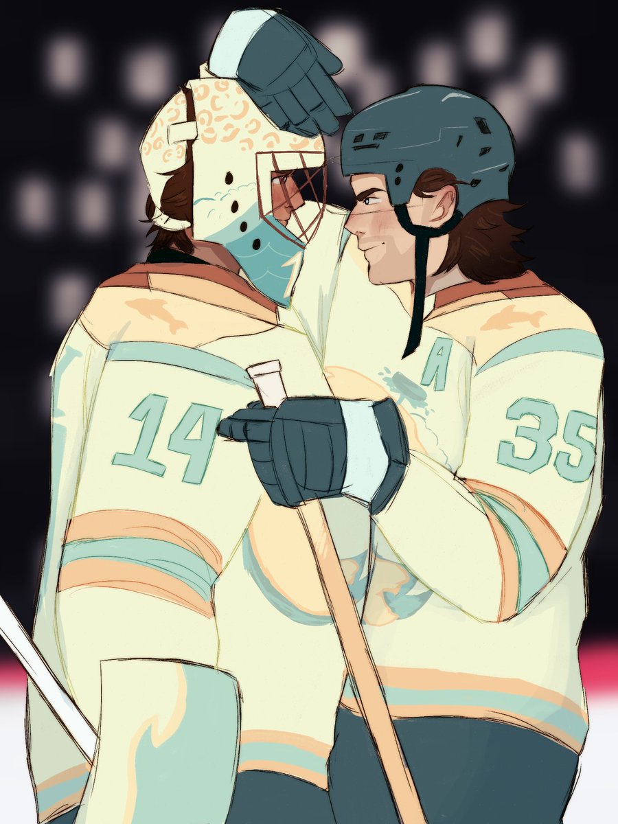 txstars's tweet photo. first artfight attack this year :] hockey oc attack on @filthydog_1  #artfightㅤ https://t.co/QlWE57u9B0