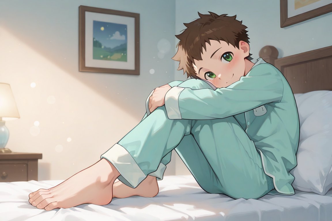 96_AkuBo_69's tweet photo. [Shota - Feet]
A cute Shou lying down in his pajamas 😄 https://t.co/WerrEX0KNK