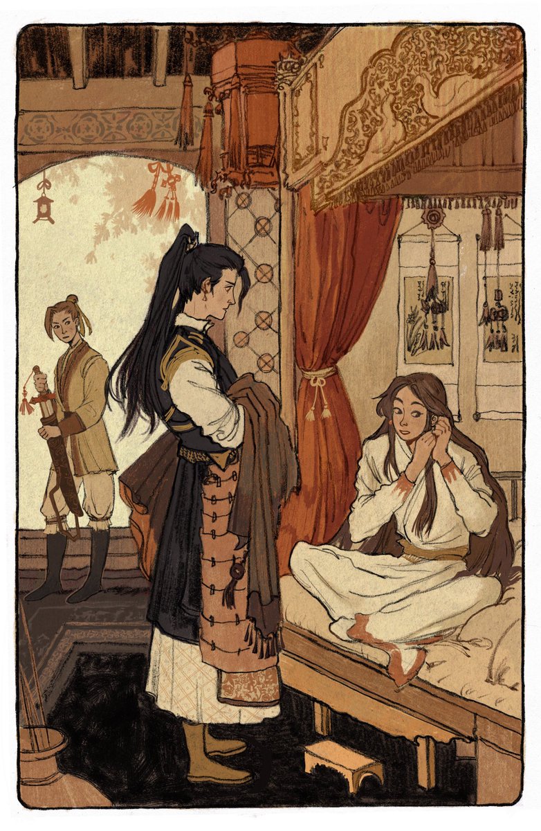 7iNook's tweet photo. omg this version of Feng xin mu Qing and crown prince xie lian https://t.co/Z6yBZbyd84