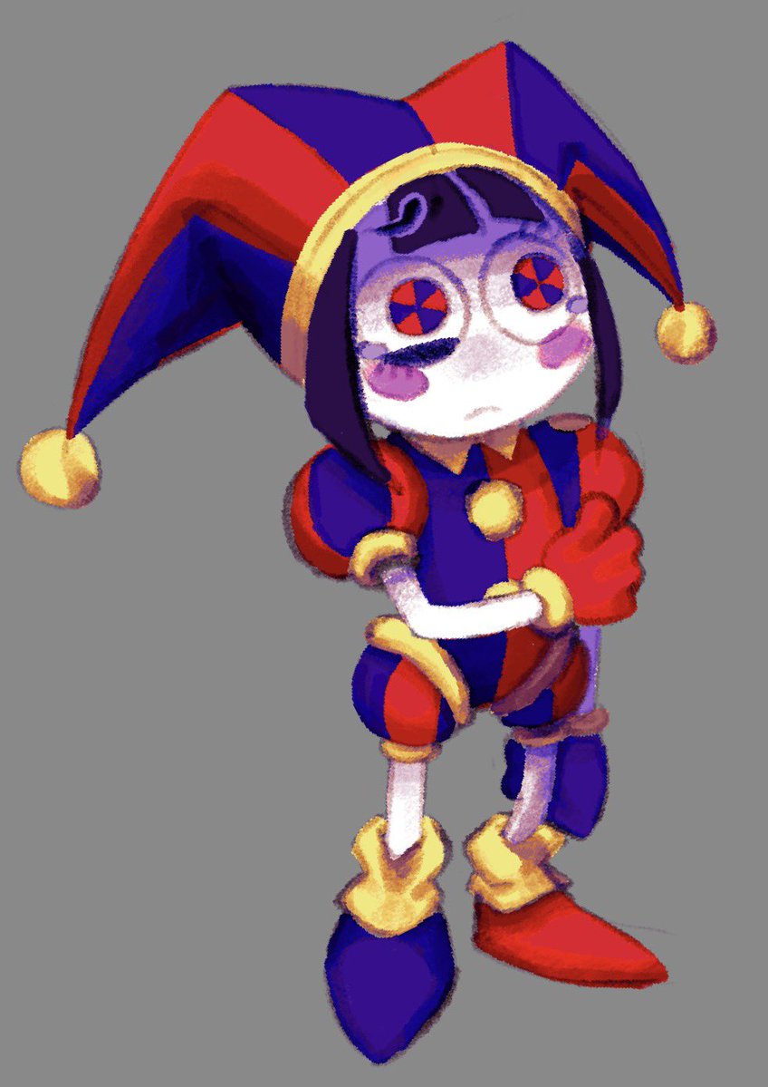 NORV3R's tweet photo. Pomni 

Test using a new brush (did this abit ago)
#TADC #tadcep9ㅤ https://t.co/C7OVpqsVXc