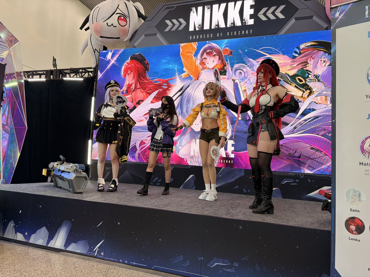 hg79480's tweet photo. #AX Day3‼️

カウンターズ👓✨❤️

#AnimeExpo #nikke #NIKKEAX2026 https://t.co/bTbSjKjSAh