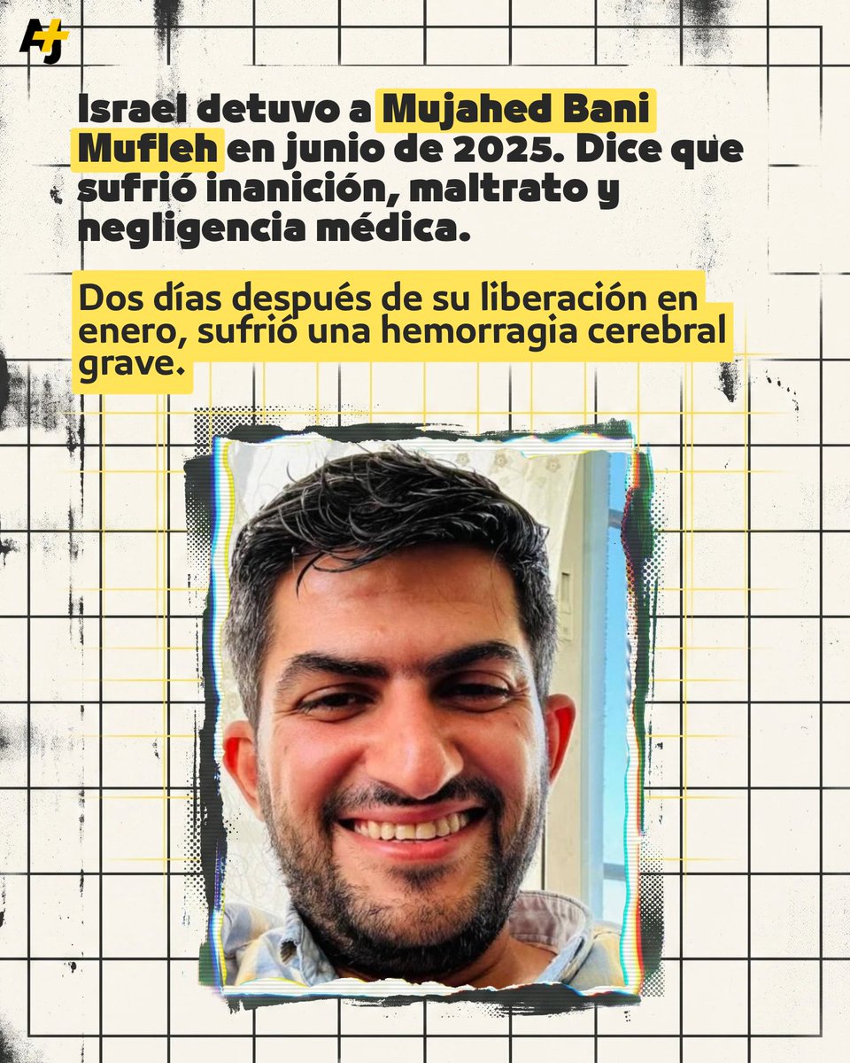 ajplusespanol's tweet photo. Este periodista palestino fue detenido por Israel en junio de 2025. Compartió estas fotos de su estado tras ser liberado. https://t.co/NJS3X5Knzg