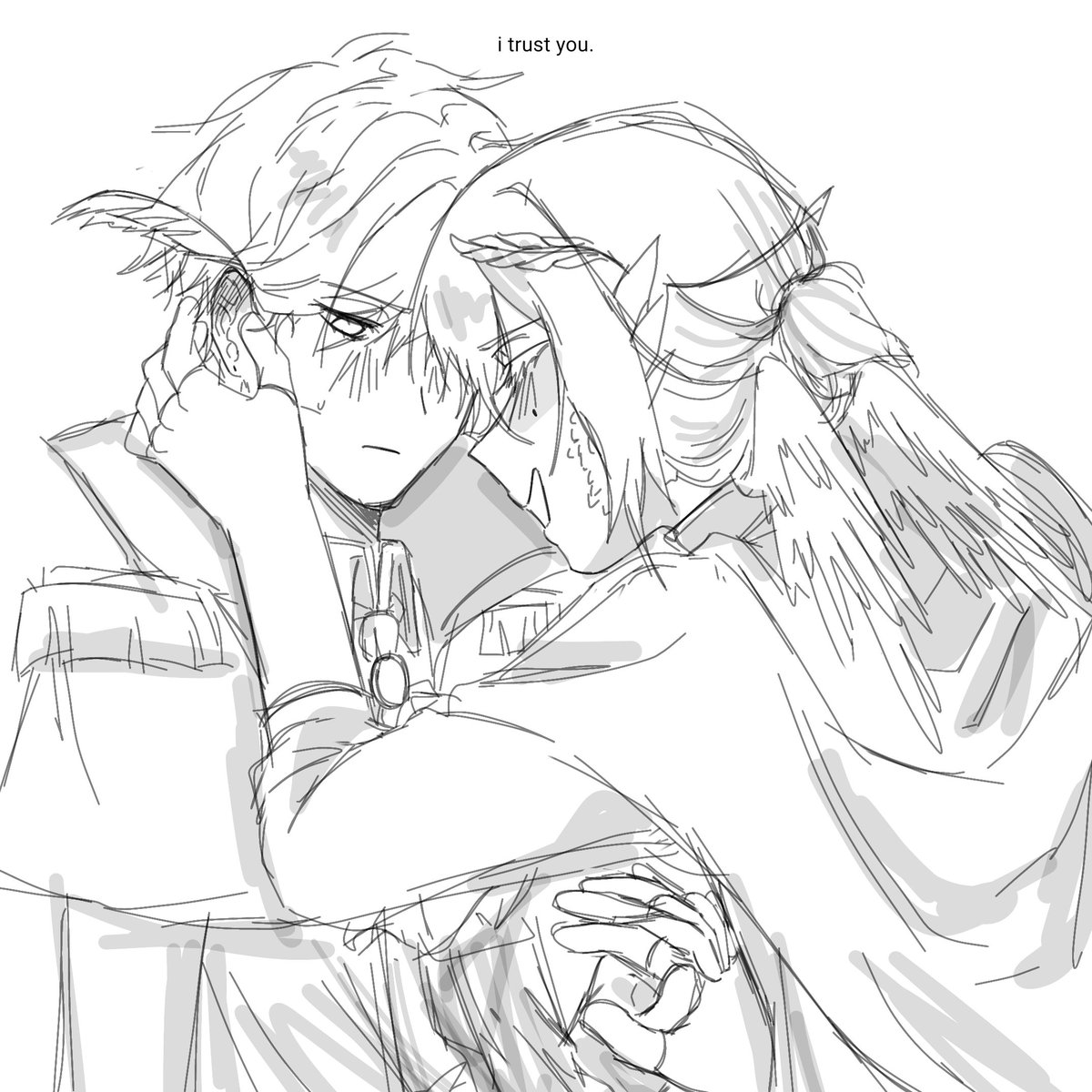 k4tsvm1_th3_1st's tweet photo. Silly HC that I think is quite sweet. https://t.co/P15wF81fRP