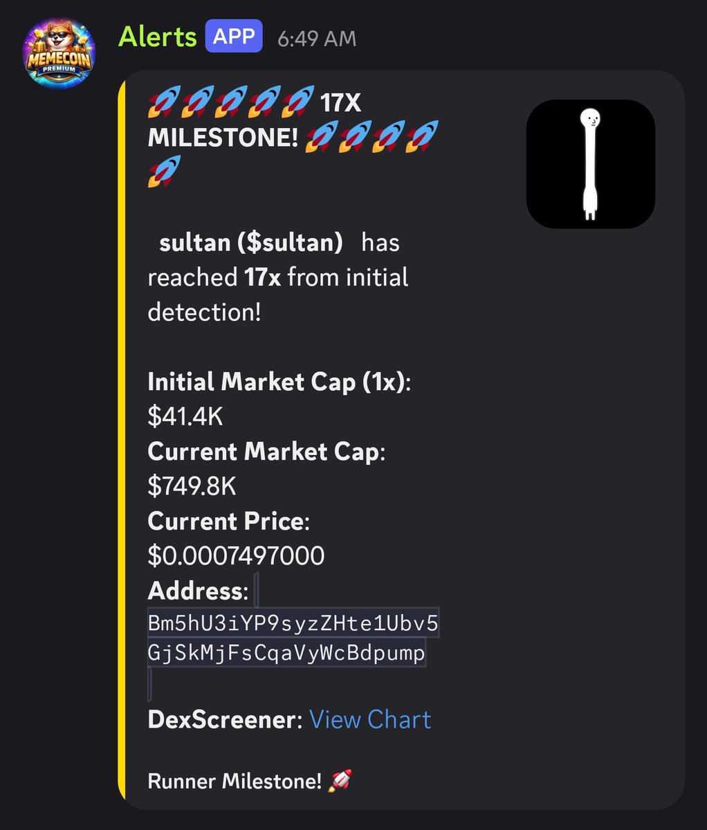 ChickyOnSolana's tweet photo. 🚀 17x Call Today In My Discord Server!

Join To Never Miss Out On Future Runners Like This One!

MemeCoin Bot Has A 70% Win Rate!

#Crypto #Memecoins #Solana #Premium #Trending #Viral

https://t.co/y4uMGJ8xYN https://t.co/tZFPEJOZrA