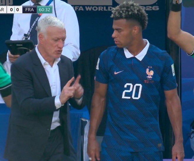 UTD_Seth001's tweet photo. 🚨Zlatan Ibrahimović on Didier Deschamps:

🎙️ Reporter: “Zlatan, what makes Didier Deschamps so successful in tournament football?”

🗣️ Zlatan Ibrahimović:

“Because he doesn’t coach the game everyone is watching. He coaches the game that’s about to happen.

Most managers wait for problems. Didier creates solutions before the problems even exist.

Look at tonight. Barcola wasn’t playing badly, but Deschamps saw something nobody else saw. He brought on Doue.

A few minutes later, Doue wins the penalty that sends France through.

People call it luck. It isn’t luck. It’s experience. It’s understanding the rhythm of a game better than everyone else.

That’s why his players trust him completely. They don’t always understand the substitution in the moment, but by the final whistle, they usually do.