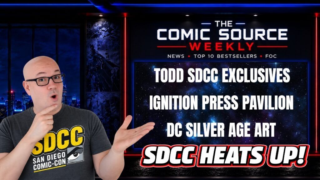 LRM_Exclusive's tweet photo. Comic Source Weekly July 1, 2026 — McFarlane SDCC Exclusives, Ignition Pavilion & Absolute Line Dominates: The Comic Source #act4publishing #archiecomics #artgerm #artistedition #badidea #brideoffrankenstein #comicbooknews #comicnews #comicsourceweekly #dccomics #dcsilverage #dingoliath #finalordercutoff #fortpsycho #geiger #ghostmachine #ghostpepper #hankhowardpizzadetective #hydestreet #ignitionpavilion #ignitionpress #kellythompson #mattkindt #mattiadeiulis #mcfarlanetoys #onipress #pranabestsellerlist #radiantblack #rookexodus #sandiegocomiccon #sdcc2026 #skybound #spawn #thecomicsource #theeyecollector #toddmcfarlane #universalmonsters #warbird #whatnot https://t.co/TS4Qw1L1ku