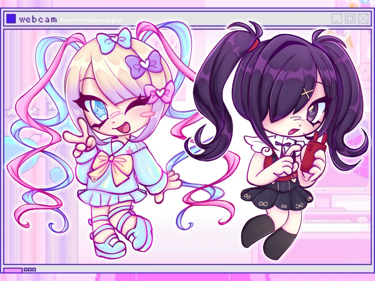 funfettipuppie's tweet photo. 🙏 INTERNET ANGEL 🙏 (keychain designs i forgot to post..) #NeedyStreamerOverload https://t.co/KHZueAewCf