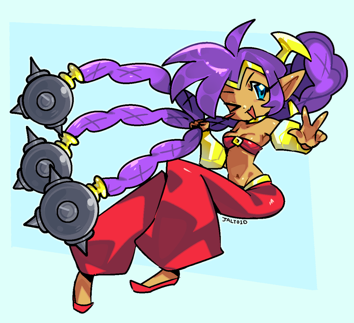 Jaltoid's tweet photo. new shantae?! https://t.co/nLA625gRBb