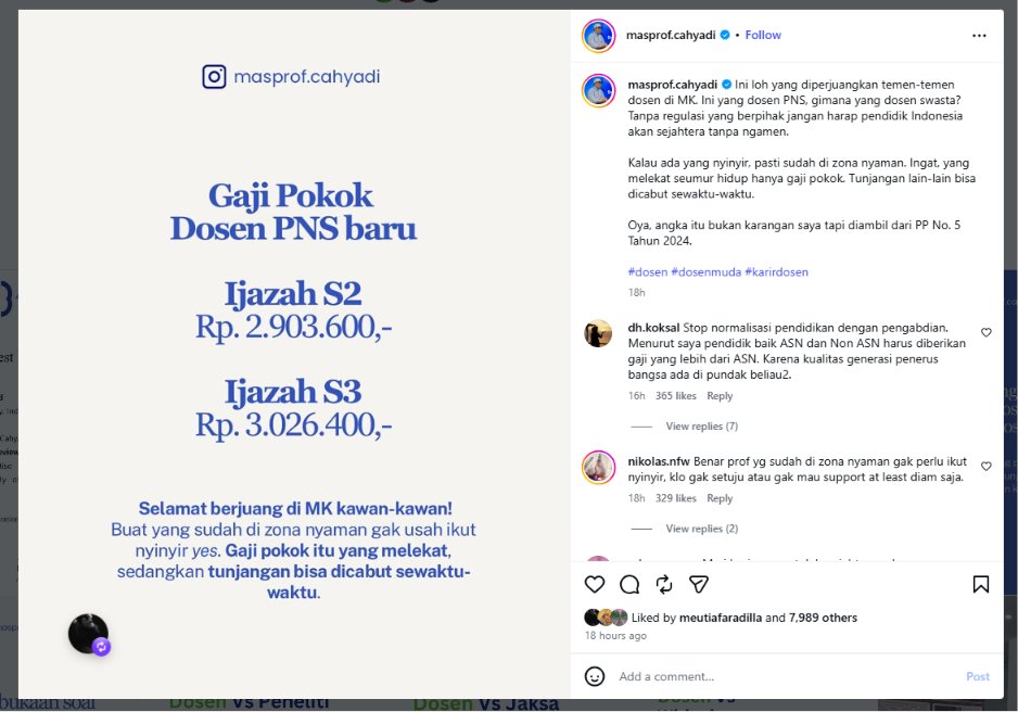 ardisatriawan's tweet photo. GURU BESAR PETERNAKAN UNS,

PROF. MUHAMMAD CAHYADI

"SELAMAT BERJUANG DI MK KAWAN-KAWAN!"

"BUAT YANG SUDAH DI ZONA NYAMAN GAK USAH IKUT NYINYIR"