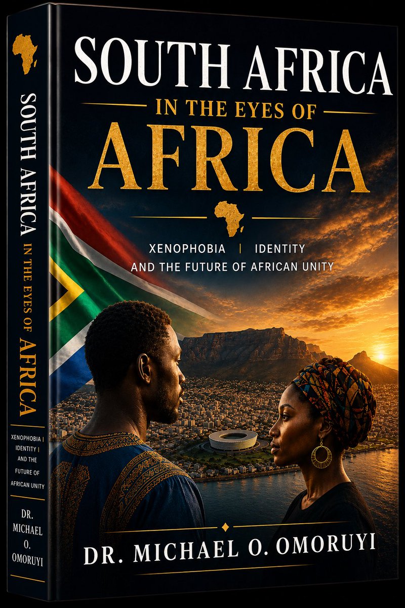 cnrbpc's tweet photo. What if the greatest threat to Africa isn’t outside the continent but within? 
South Africa in the Eyes of Africa explores xenophobia, identity, migration, and the future of African unity with courage and hope.
Read it.
Discuss it.
Share it.
***Coming soon on Amazon bookstore*** https://t.co/vOOID7BMH8