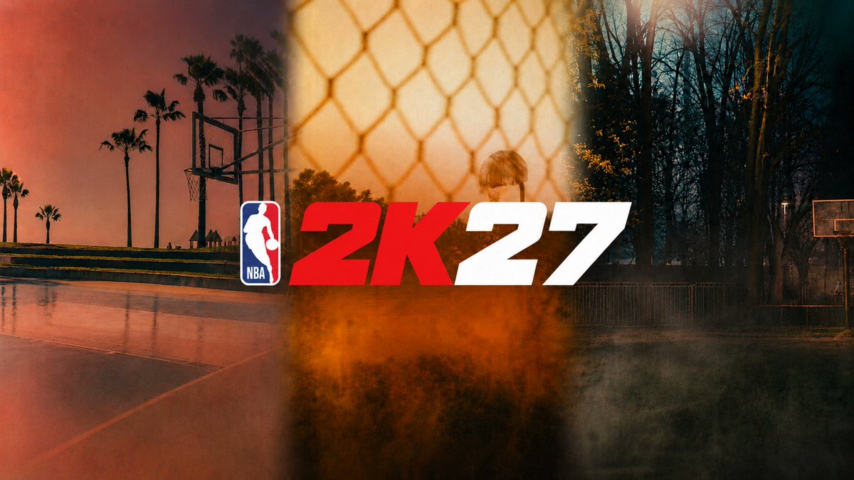 nba2kcmty's tweet photo. 2K is dropping subtle hints about new locations in the NBA 2K27 teasers. What do you think they mean?

- Multiple parks?
- Iconic real-world parks?
- Rucker Park &amp; Venice Beach?

#NBA2K27 https://t.co/kV1ygnuCfz