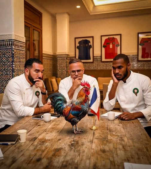 mimi_tarek's tweet photo. Par quel cote on va commencer à devorer le coq francais. https://t.co/wiOzq2WeDr
