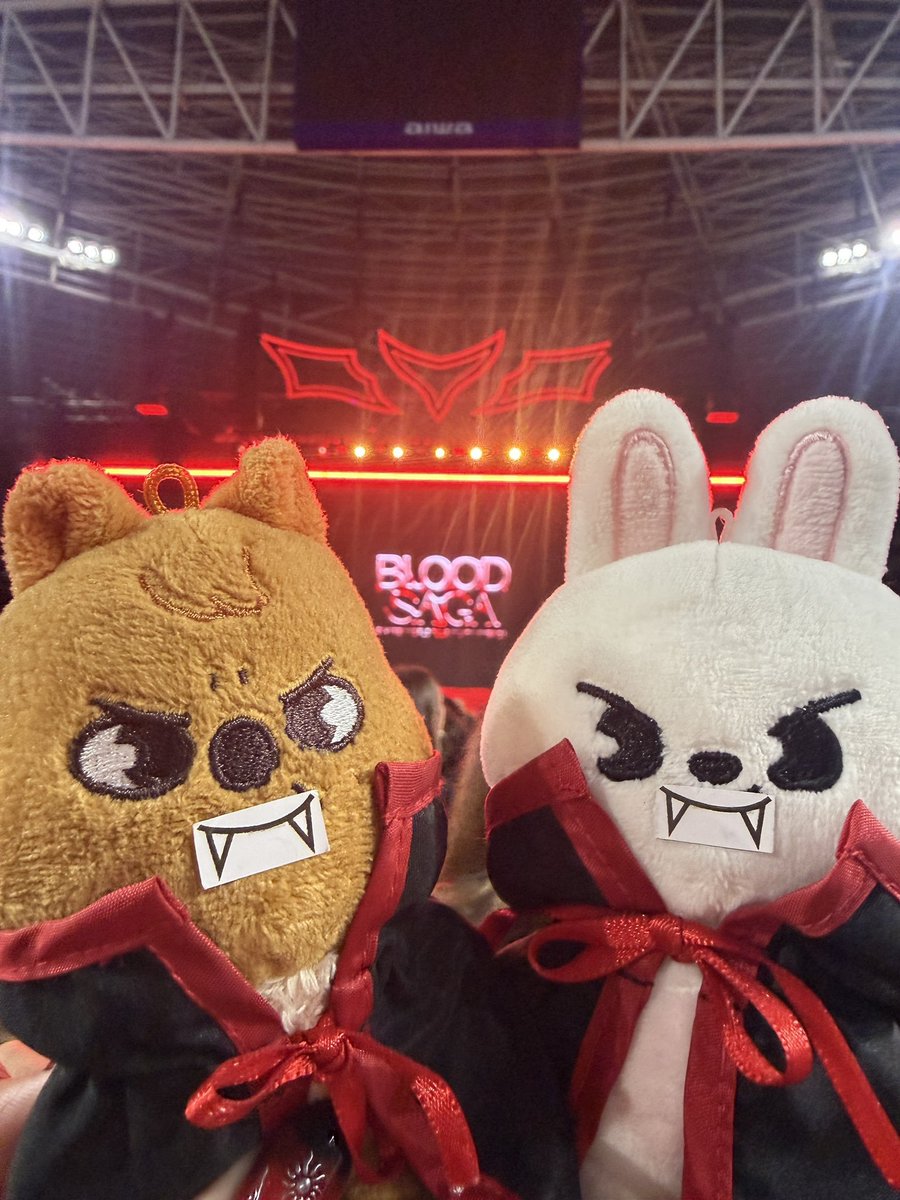 LeeKnowBrazil's tweet photo. #LeebitPeloMundo • Eita que o Bunnicula tá diferente! Leebit e HAN Quokka estão presentes no show do ENHYPEN em São Paulo! 🧛♂️🐰
#LeeKnow #리노 #リノ @Stray_Kids 🐋
→ Cr. aestervitoria https://t.co/QCZDpBLngy