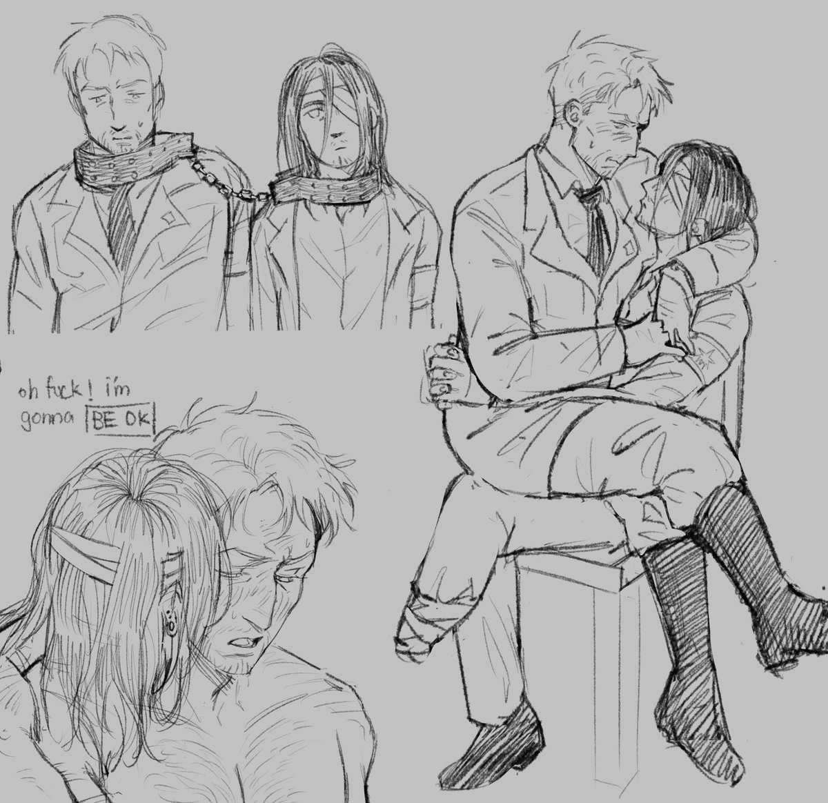 pigeonsquared's tweet photo. im obligated to draw reiner with as much curves as possible https://t.co/ItOhAkii3j