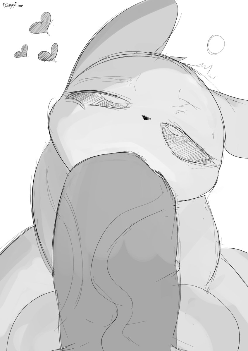 DappyTime's tweet photo. Slugcat Blowjob - Sketch https://t.co/Pjxi9LH92v