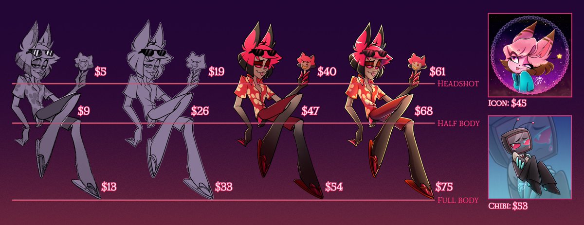 hikaru_h0shi's tweet photo. ✧OPEN COMMISSION✧
(And new commission sheet ✨✍️)

If you are interested, sent me a DM or comment here 💬❤️

It helps me a lot if you share 🔁🩷🌸🫂

#CommissionOpen #CommissionArt #HazbinHotelFanart #oc #Sketch #CommissionSheet #commission_art #ArtSupport #commissionㅤ https://t.co/WVPa1fXNgf