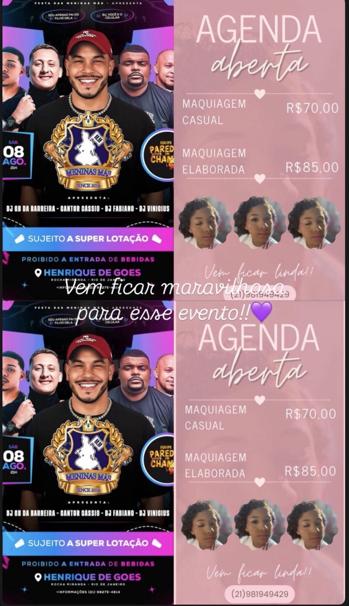 vss_tata1's tweet photo. Vem ficar bela pra esse evento 💜 https://t.co/6ZvOHOczj9
