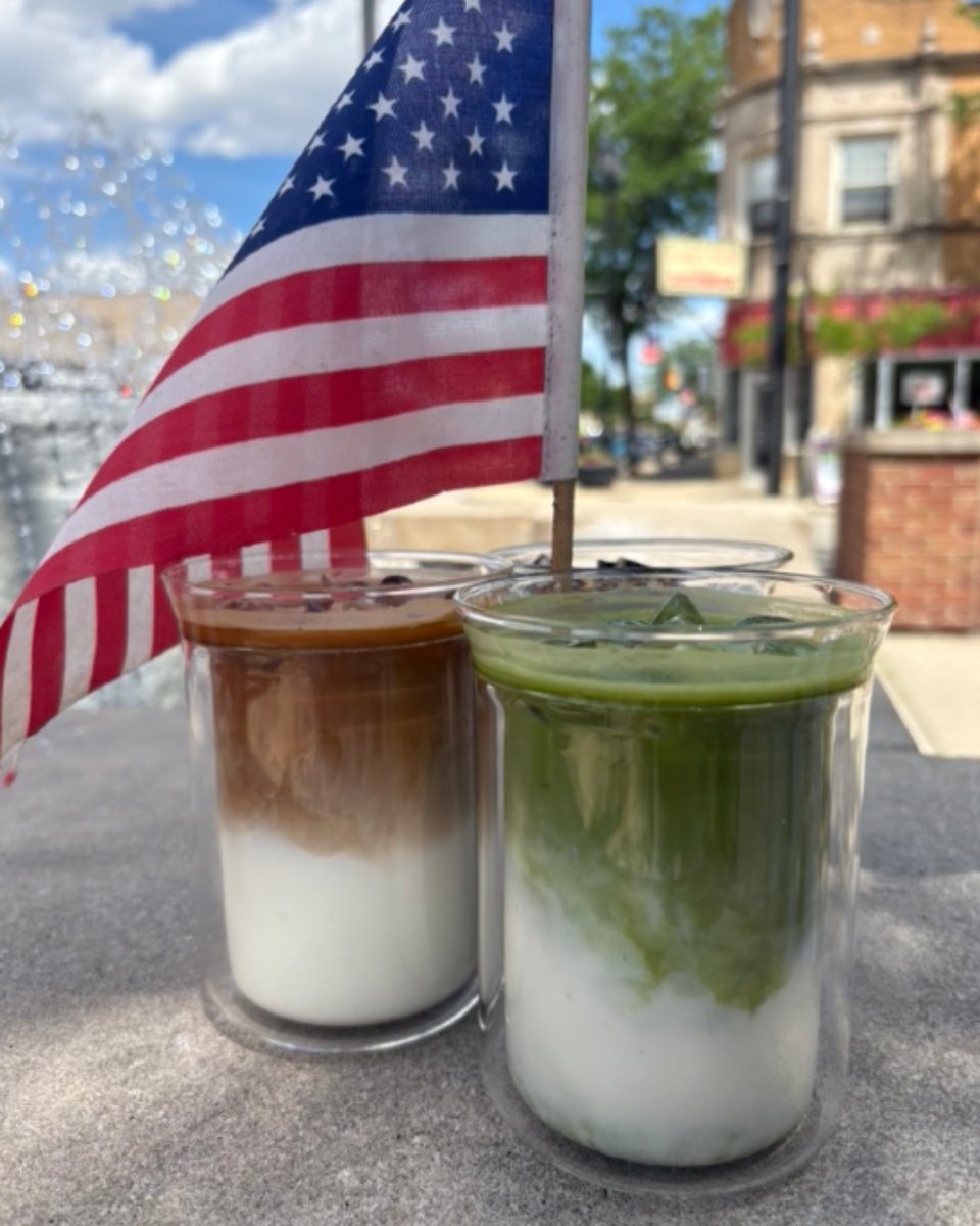 U3CoffeeX's tweet photo. 4TH OF JULY WITH U3. ☕️

Wishing everyone a safe, fun, &amp; happy Independence Day from all of us at U3.

Happy Fourth of July! ❤️🤍💙

HOLIDAY HOURS: 6:30AM-4:00PM

#u3coffee #unitedbycoffee #forestparkil #fourthofjuly #independenceday https://t.co/mldghfwa5m