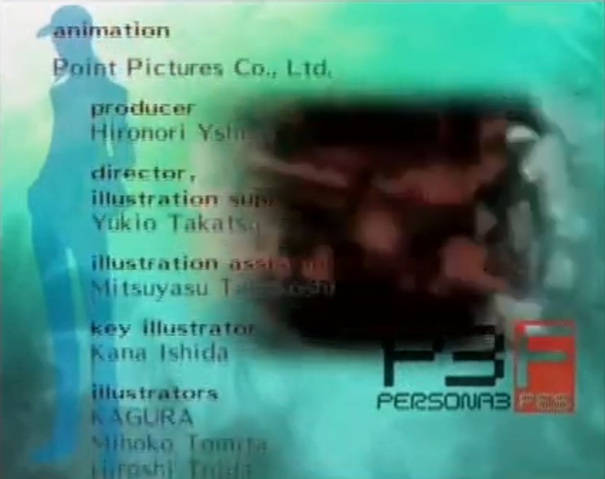 Diegoc237's tweet photo. @rosecrossknight @XeronTokyo_Alt The PS2 P3 cutscenes were done by Point Pictures and the P4 ones were done by A-1 Pictures and Studio Hibari(I'm pretty sure they did the extra Golden cutscenes too). https://t.co/ojINn4aWQZ