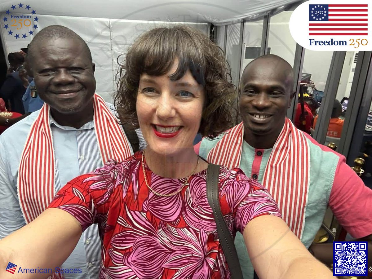 AmCorner_INPHB's tweet photo. 💡May the enduring educational and cultural bonds between the people of the United States of America and the people of Côte d’Ivoire continue to grow stronger. All our congratulations on the 250th anniversary! 🔥
#AmericanSpaces #Freedom250 #civusa 🇨🇮🫶🏽🇺🇸 https://t.co/Qb0bKHL5Ur