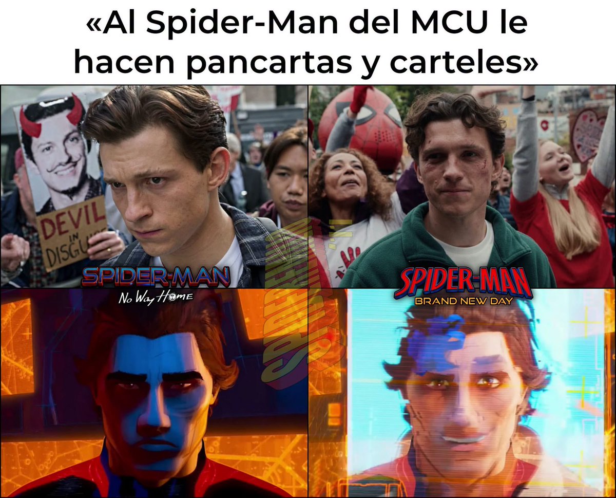 Spideremilio's tweet photo. Cómo cambian las cosas 🕸️

#SpiderMan https://t.co/Az29U3MhJM
