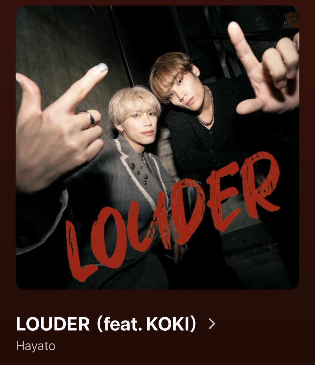 Koki_Vanthm's tweet photo. HAYATOと作った「LOUDER」 ついにサブスク解禁🔥
LIVEでずっと待ち望んでくれてたみんながいたから こうして“形”として残せた。 本当にみんなのおかげ。
この曲がHAYATOにとっても、 ちゃんと意味のある一曲になったのが何より嬉しい。
これでどこにいても鳴らせるな。
“どこでもLOUDER”でいこう🎧 https://t.co/GvQnv1srDZ