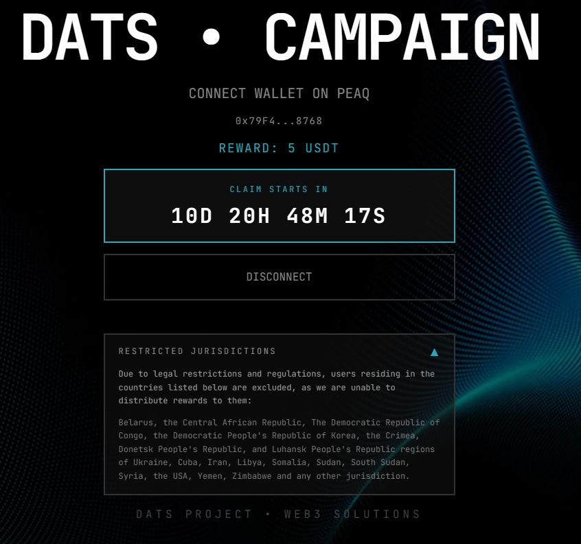 ByTheSLK's tweet photo. @DATSProject Thank you very much, I am eligible, even if it is small, There is no such thing as small money https://t.co/ffq9Zx8Yen