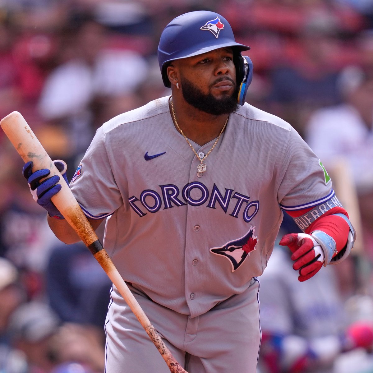 Sportsnet's tweet photo. Vladimir Guerrero Jr. will not participate in the All-Star Game and will use the break to recuperate.

He revealed he’s been playing through lower back issues for nearly a month. https://t.co/FM746X6hZG