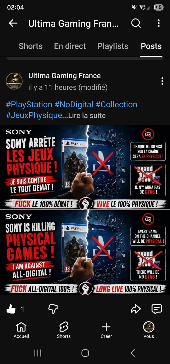 EldenSoulsOff's tweet photo. Le message et partout que ce soit sur Twitter ( X) sur notre chaine YouTube etc... Sur tout les réseaux pas de jeux demat ! 
Acheter nos jeux en version physique c'est un choix un droit nos liberté ça fait marcher nos magasin nos commerçant mais aussi prêté c'est jeux !! https://t.co/oaX2pfzhqU