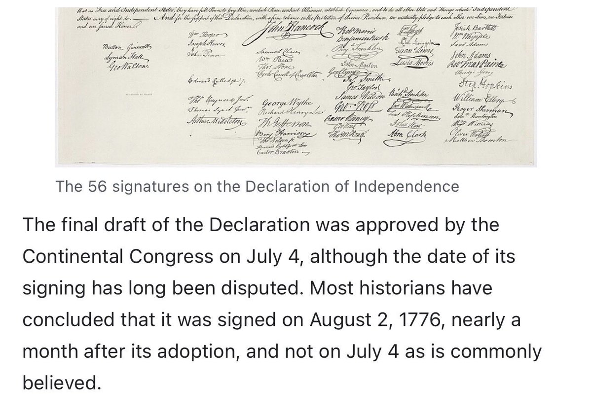 Chefsteve's tweet photo. So turns out we signed the Declaration on August 2nd after a month of redlines https://t.co/e2JeLNjcXy