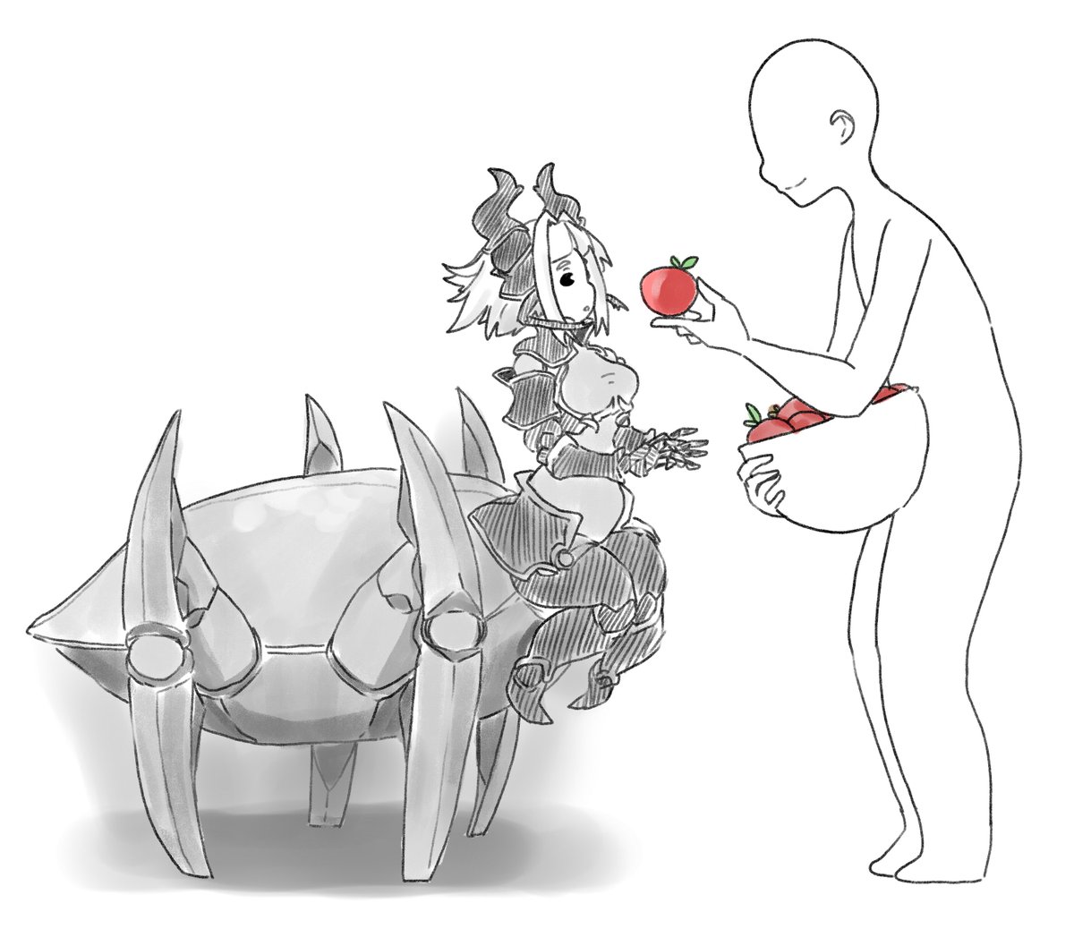 MamonoGang's tweet photo. Okay. She is pretty cute. Soldier beetle love. https://t.co/5qeXhRIfSM
