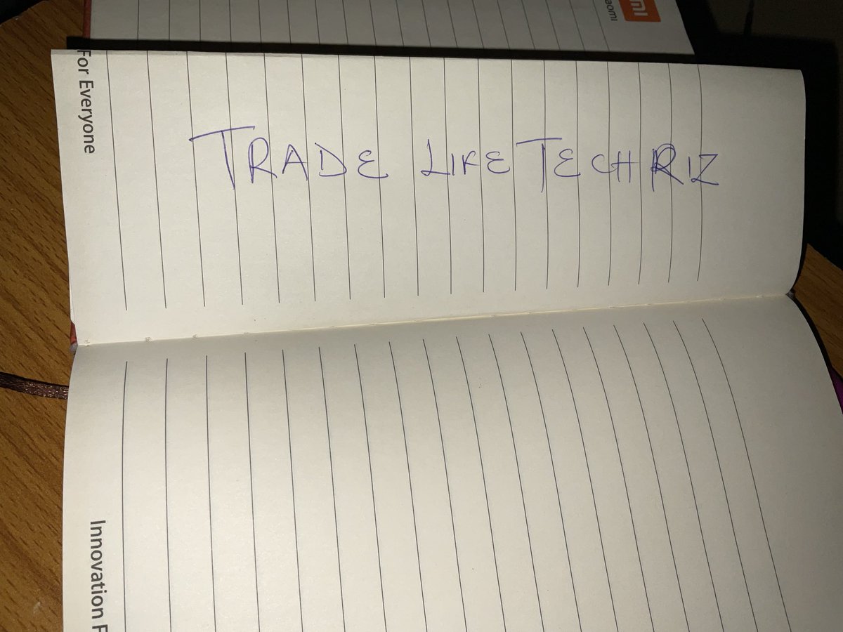 Freddy_berg019's tweet photo. @Techriztm Thank you for everything you’ve shared thus far, especially on YT, your teaching of market structure has helped me gain a new perspective in the market, i literally had to launch a fresh note book when I started your YT videos and its about 2/3rd full! I’ve seen all videos twice! https://t.co/aeXfRpdIEp