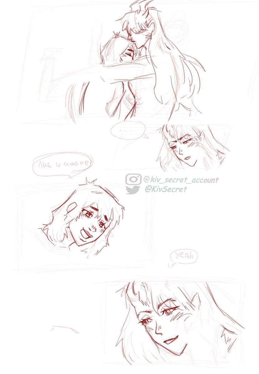 KivSecret's tweet photo. just some more sketches of Lilith and Nia's story :D
#art #comicart #webtoon #lesbian #lgbtq #dragons #goth https://t.co/V060KRN0V1