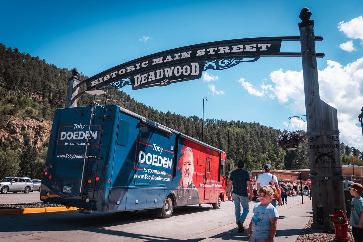 TobyForSD's tweet photo. 🃏🎲Deadwood, thank you!!🎲🃏 https://t.co/kcCnmaWl28