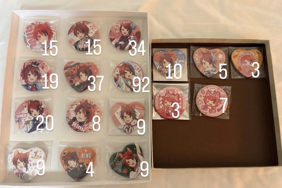 chicken_ipon's tweet photo. 譲　写真のもの
求　買取>10周年缶バッジ❤️💛

グッズ整理の為、過去グッズお譲りします。
常識の範囲内でお値下げも可能です。

7/5 大阪公演　午前公演後手渡しもしくは郵送可能
ご希望ありましたら、お声掛けお願いします。
#すとぷりグッズ　#すとぷりグッズ買取
#すとぷり https://t.co/E7me69A2xo